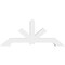 Ekena Millwork Vanguard Architectural Grade PVC Gable Bracket, 84"W x 35"H x 6"D x 6"F, 10/12 Pitch GBP084X35X0606VAN00 - alternate 3
